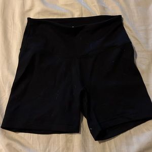 Black 90 degree biker short